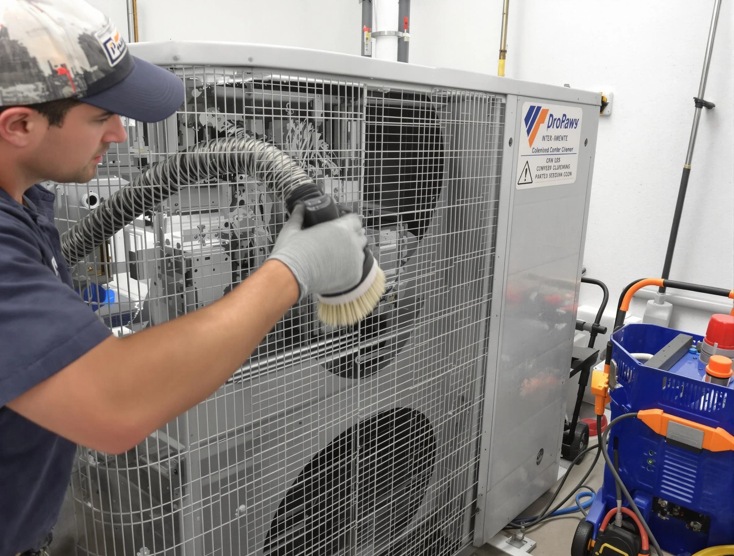 Youngtown Air Duct Cleaning specialist performing precision AC coil cleaning for improved system performance in Youngtown