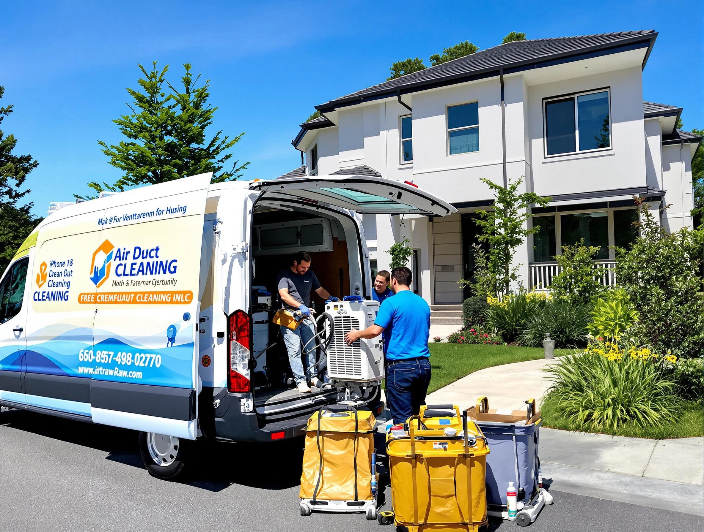 Youngtown Air Duct Cleaning technician performing professional air duct cleaning in Youngtown