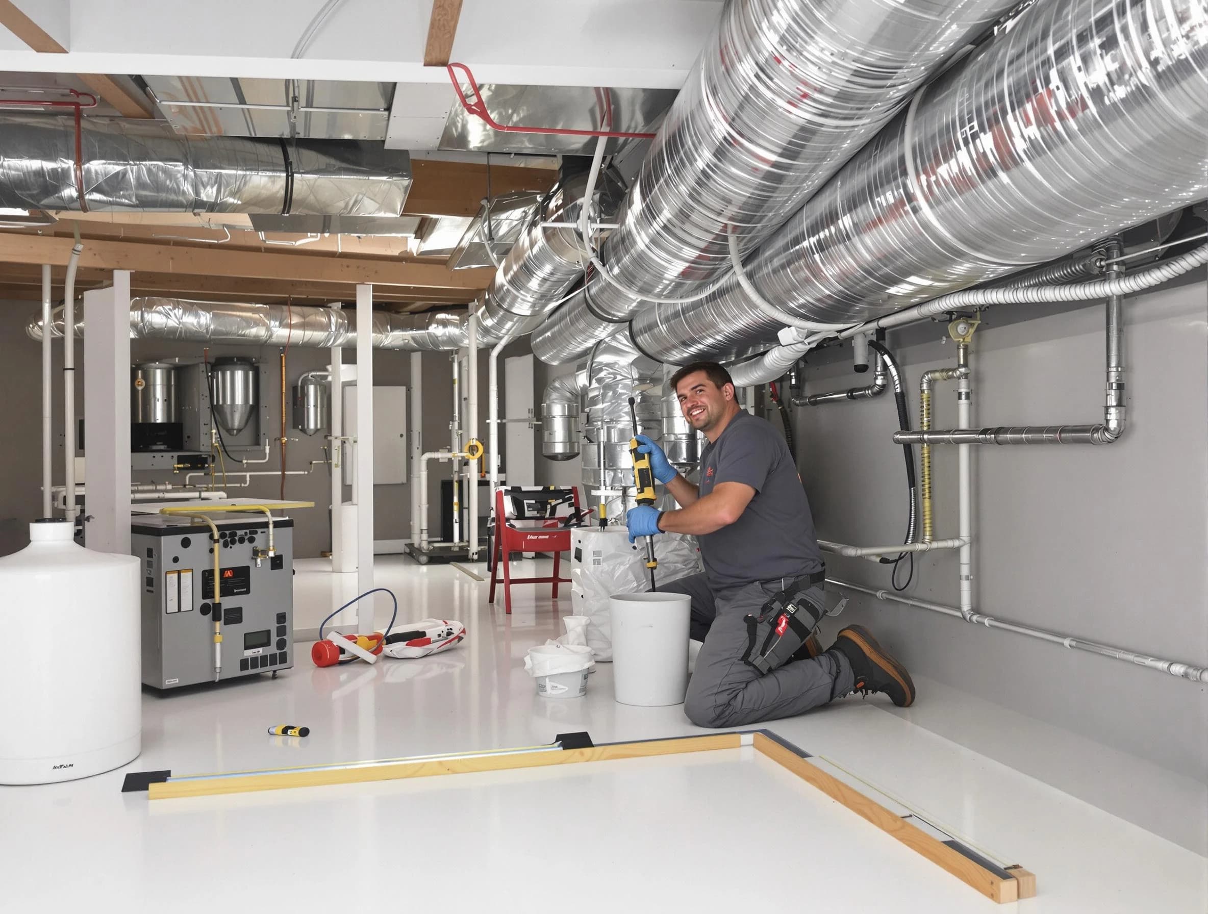 Professional duct sealing service by Youngtown Air Duct Cleaning in Youngtown