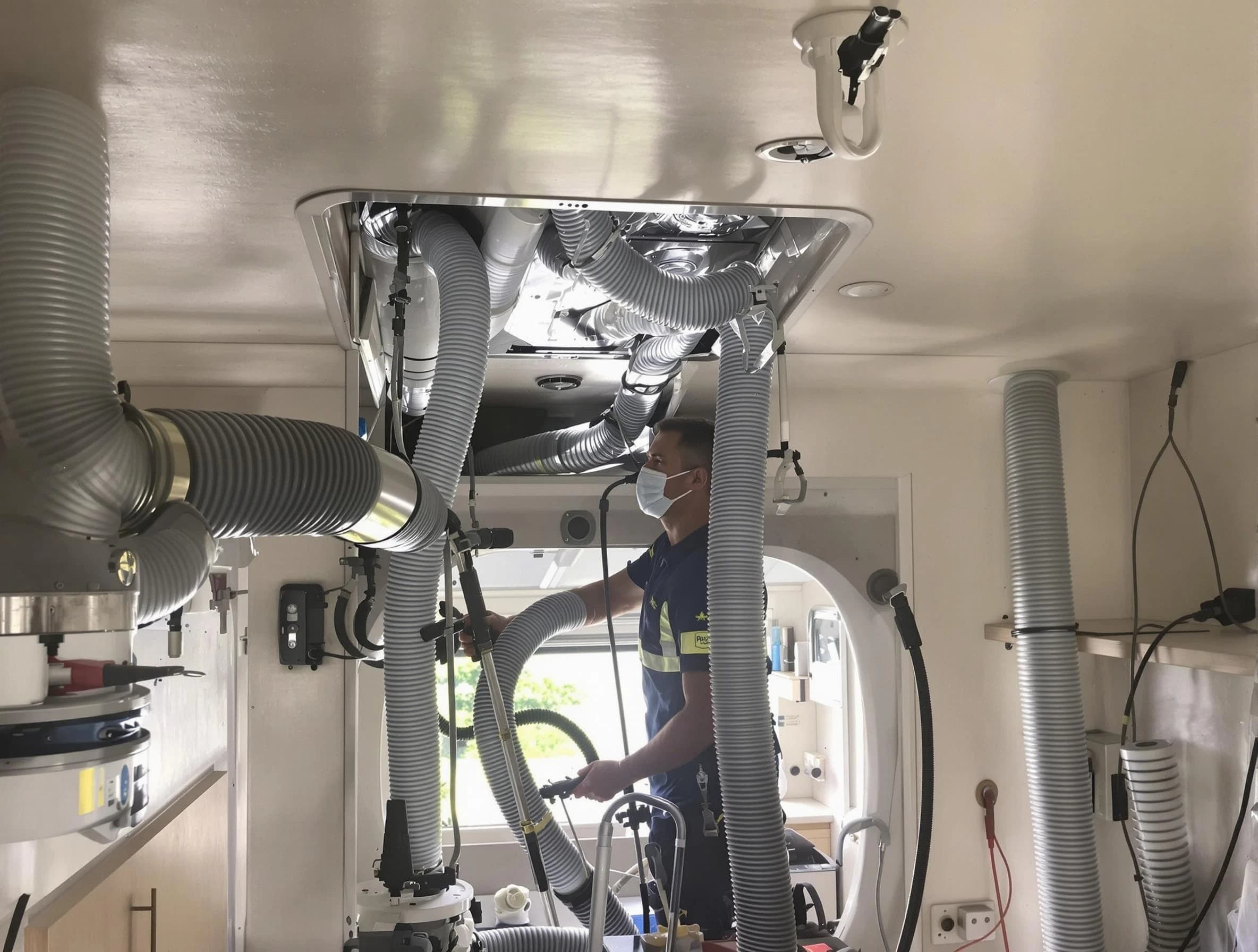 Youngtown Air Duct Cleaning specialist performing precise mobile home duct cleaning in Youngtown