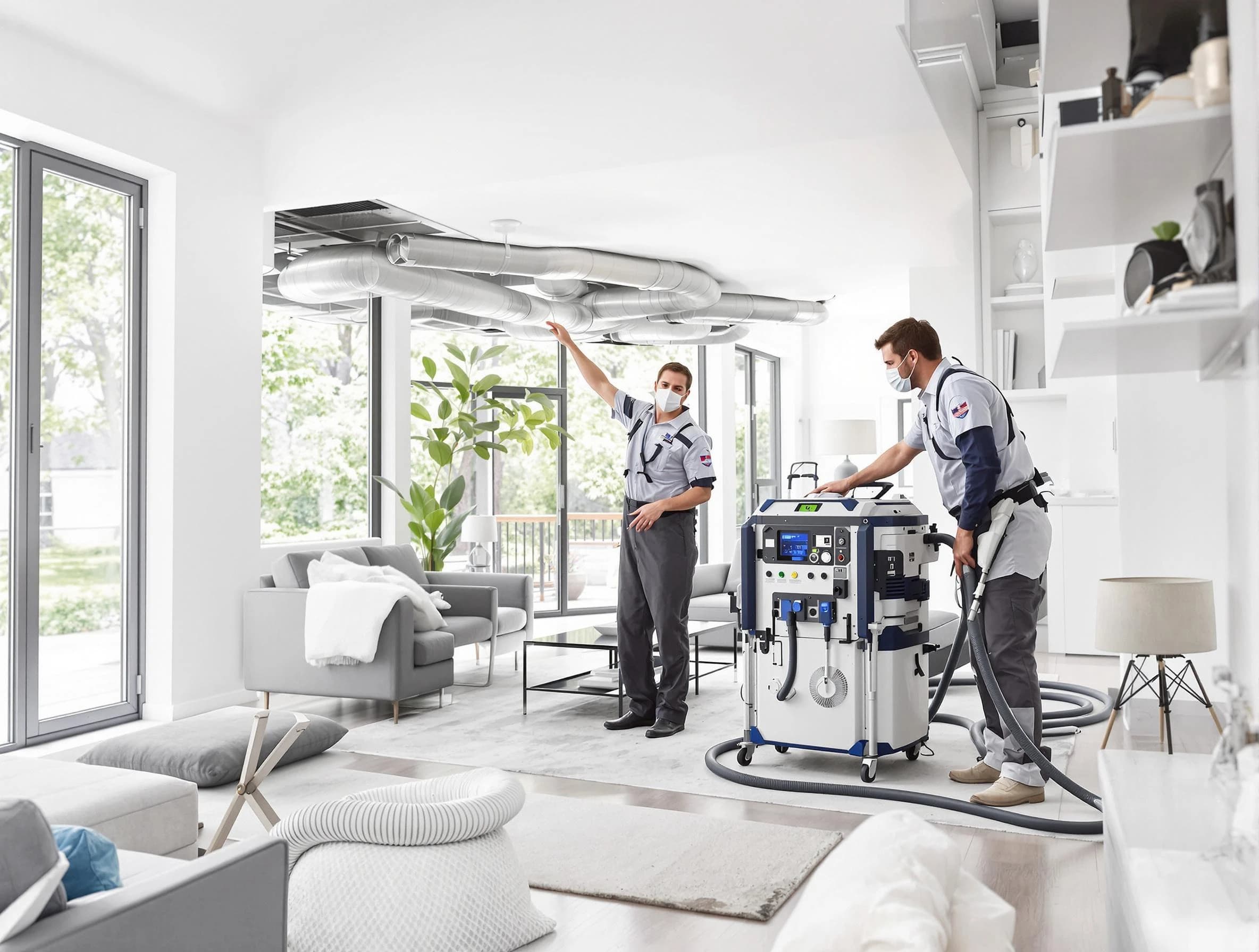 Youngtown Air Duct Cleaning professional conducting pure air duct cleaning with state-of-the-art equipment in Youngtown