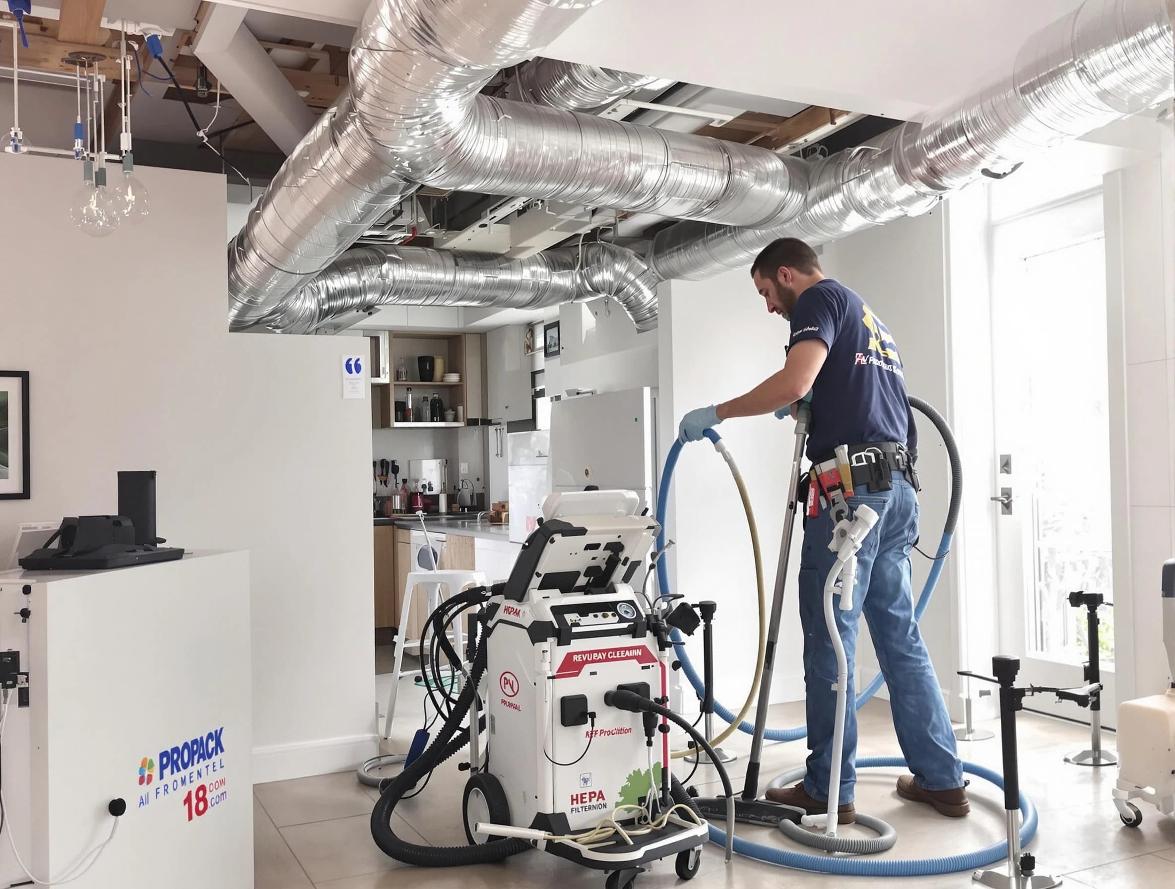 Youngtown Air Duct Cleaning technician performing advanced pure duct cleaning with specialized equipment in Youngtown