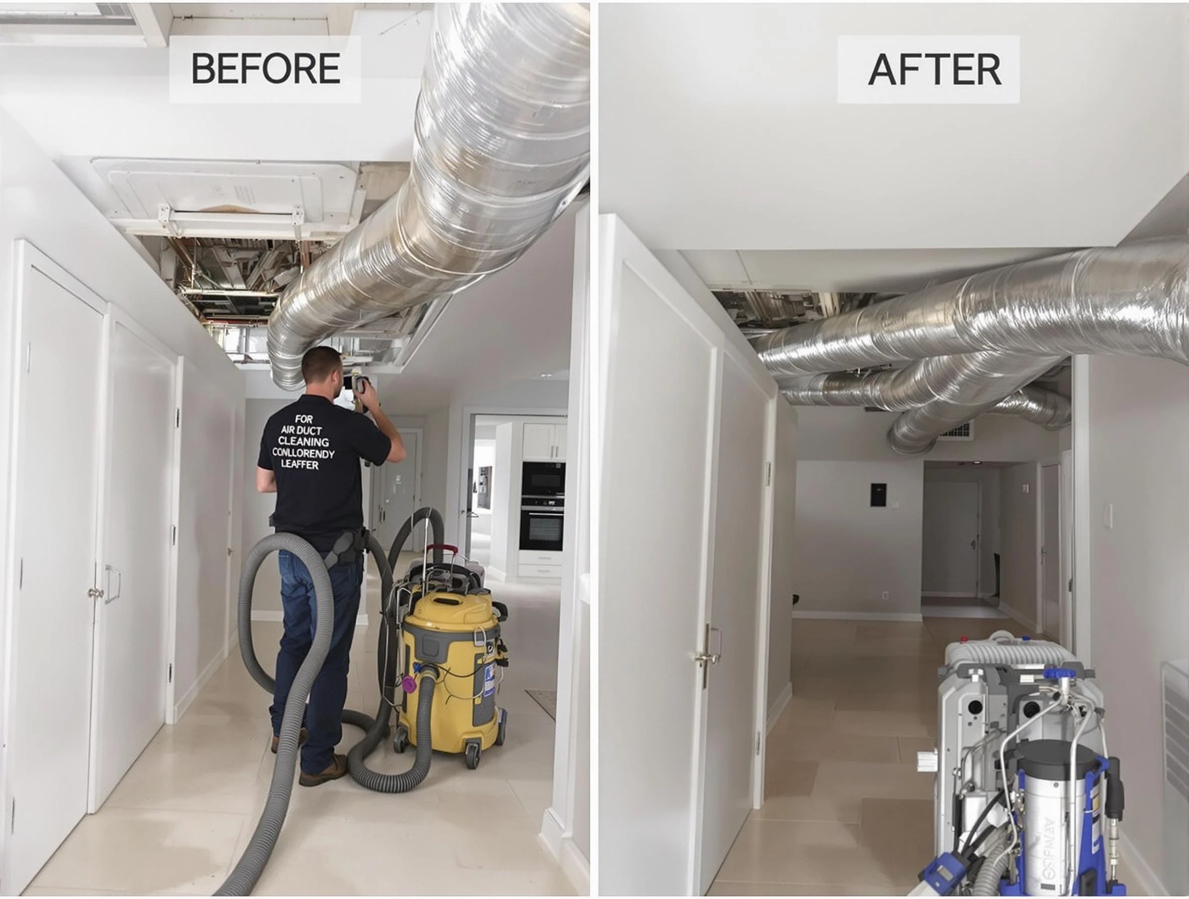 Youngtown Air Duct Cleaning professional performing thorough air duct cleaning in Youngtown