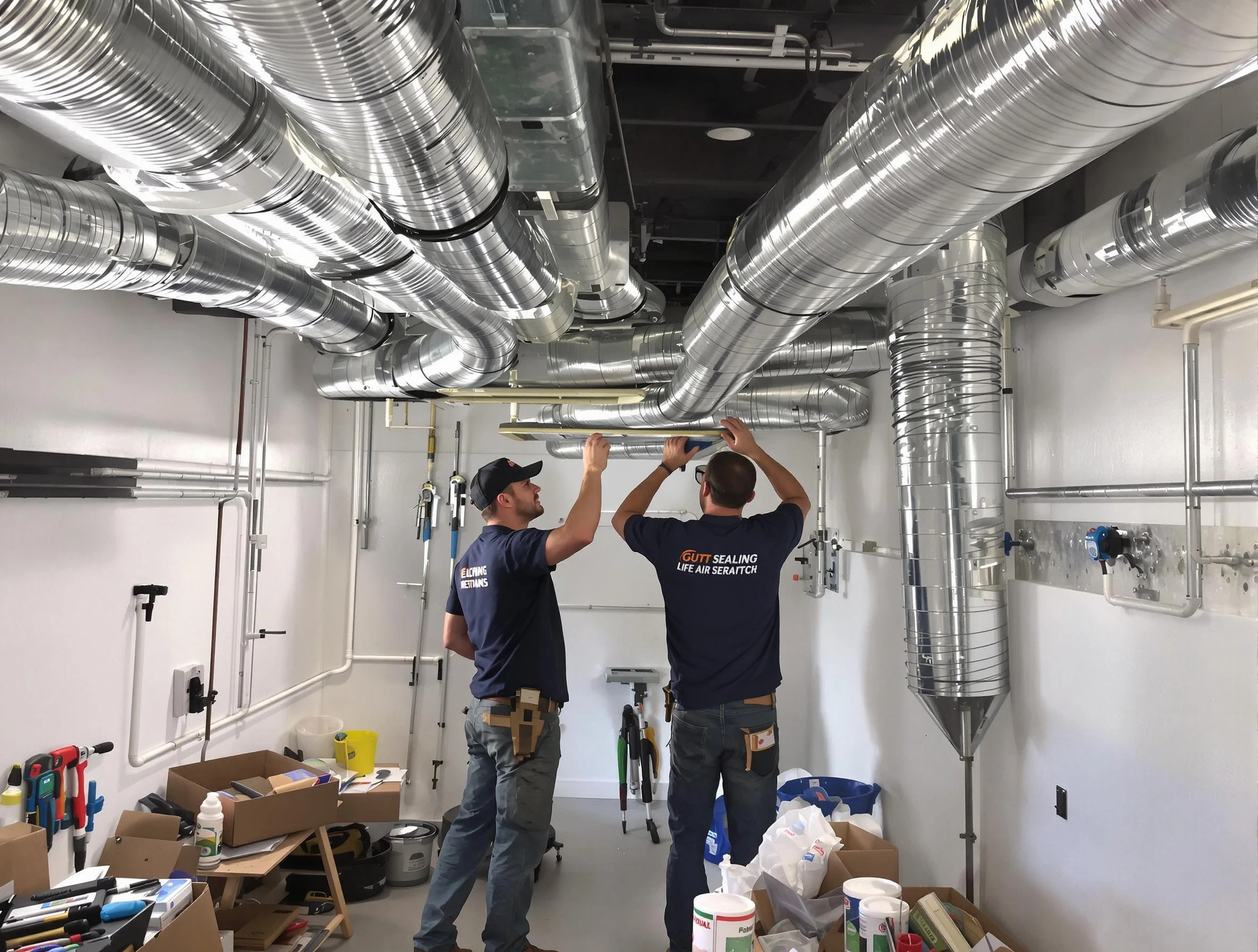 Youngtown Air Duct Cleaning technician applying professional duct sealing solutions in Youngtown